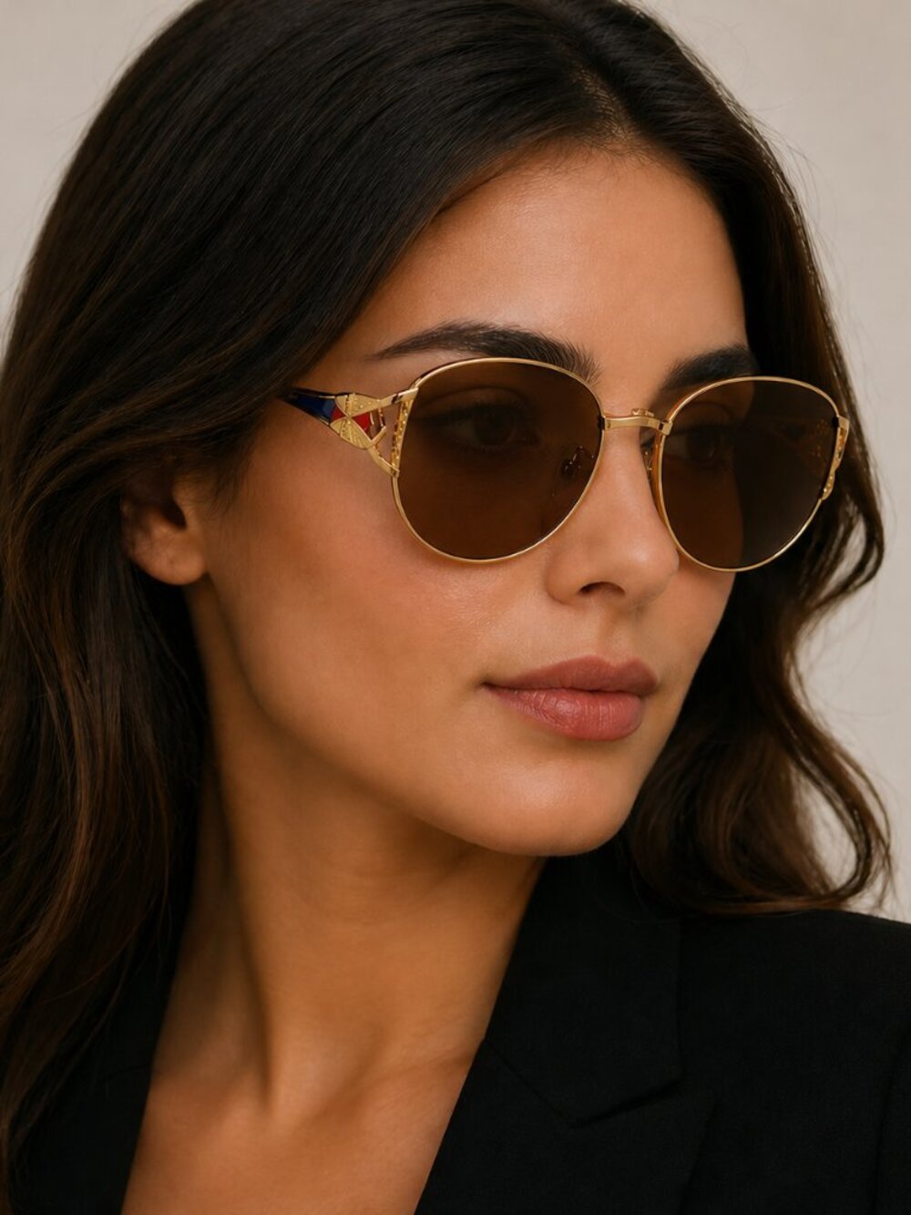 Odeon Line OL-2010 Brown Lens 58-15-135mm Sunglasses